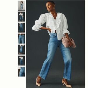 MOTHER Blue Ankle & Cropped Jeans